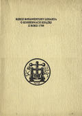 Lenart Bonawentura – Rzecz Bonawentury Lenarta o konserwacji książki z roku 1789.