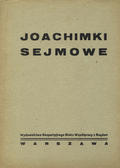 Joachimki sejmowe.