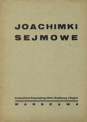 Joachimki sejmowe.