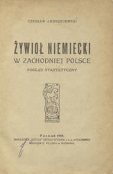 Żywioł niemiecki w zachodniej Polsce.
