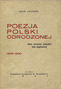 Poezja Polski odrodzonej 1918-1930.