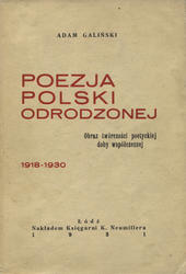 Poezja Polski odrodzonej 1918-1930.