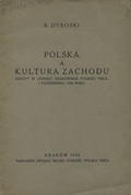Dyboski Roman – Polska a kultura Zachodu.