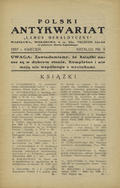Katalog / Antykwarjat „Lamus Heraldyczny”. 1937, nr 9 (kwiecień).