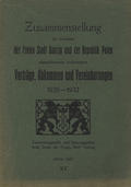 Zusammenstellung der zwischen der Freien Stadt Danzig und der Republik Polen abgeschlossenen bedeutsamen Verträge, Abkommen und Vereinbarungen. [Bd.] 11.