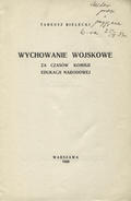 Bielecki Tadeusz – Wychowanie wojskowe za czasów Komisji Edukacji Narodowej.