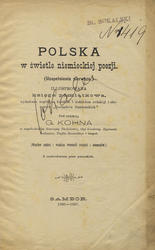 Polska w świetle niemieckiej poezji.