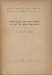 Inwentarz dóbr stołowych biskupstwa włocławskiego.