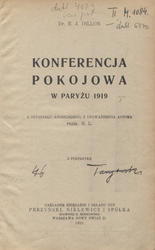 Konferencja pokojowa w Paryżu 1919.