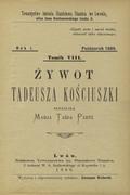 Parvi Maria Taida – Żywot Tadeusza Kościuszki.
