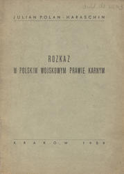 Rozkaz w polskim wojskowym prawie karnym.
