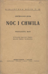 Noc i chwila; Igraszki kącika przy kominku.