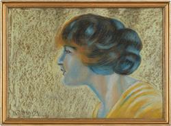 Portret (głowa kobiety).