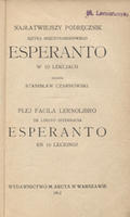 Czarnowski Stanisław – Najłatwiejszy podręcznik języka międzynarodowego esperanto w 10 lekcjach.