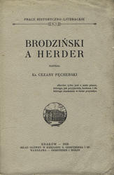 Brodziński a Herder.