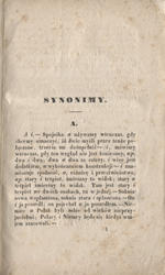 Dzieła. T. 9: Synonimy polskie.