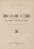 Lewiński Jan Stanisław – Twórcy ekonomji politycznej.
