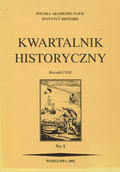 Kwartalnik Historyczny. R. 108 (2001), nr 1.