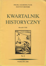 Kwartalnik Historyczny. R. 108 (2001), nr 2.