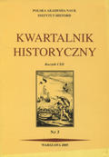 Kwartalnik Historyczny. R. 112 (2005), nr 3.
