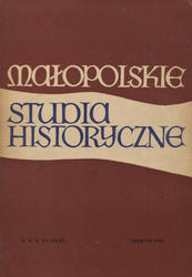 Małopolskie Studia Historyczne. R. 9 (1966), z. 3/4 (34/35).