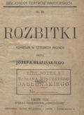 Bliziński Józef – Rozbitki.