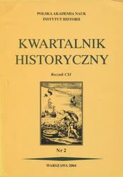 Kwartalnik Historyczny. R. 111 (2004), nr 2.