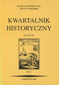 Kwartalnik Historyczny. R. 112 (2005), nr 1.