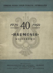 „Harmonia” Wejherowo : 40 : 1920-1960.