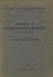 Piętnaście lat państwa polskiego.