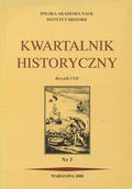 Kwartalnik Historyczny. R. 107 (2000), nr 3.