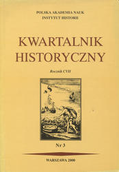 Kwartalnik Historyczny. R. 107 (2000), nr 3.