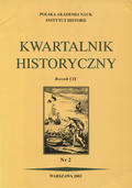 Kwartalnik Historyczny. R. 109 (2002), nr 2.