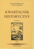 Kwartalnik Historyczny. R. 109 (2002), nr 3.