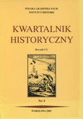 Kwartalnik Historyczny. R. 110 (2003), nr 3.