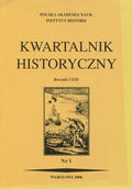 Kwartalnik Historyczny. R. 113 (2006), nr 1.