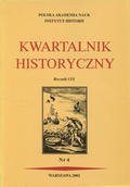 Kwartalnik Historyczny. R. 109 (2002), nr 4.
