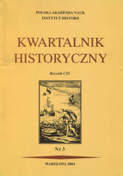 Kwartalnik Historyczny. R. 111 (2004), nr 3.