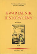 Kwartalnik Historyczny. R. 111 (2004), nr 4.
