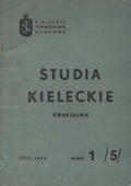 Studia Kieleckie. R. 1975, nr 1 (5).