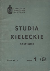 Studia Kieleckie. R. 1975, nr 1 (5).