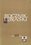 Rocznik Elbląski. T. 12 (1991).