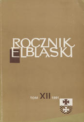 Rocznik Elbląski. T. 12 (1991).