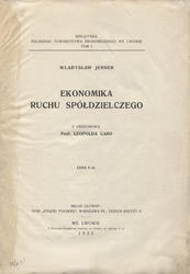 Ekonomika ruchu spółdzielczego.