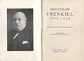 Mieczysław Frenkiel 1878-1928.