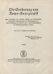 Die Eroberung von Nowo Georgiewsk.