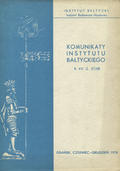 Komunikaty Instytutu Bałtyckiego. R. 15 (1978), z. 27/28.