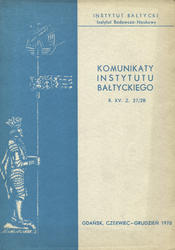 Komunikaty Instytutu Bałtyckiego. R. 15 (1978), z. 27/28.
