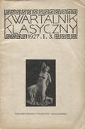 Kwartalnik Klasyczny. R. 1 (1927), z. 3.