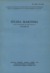 Studia Maritima. Vol. 3 (1981).